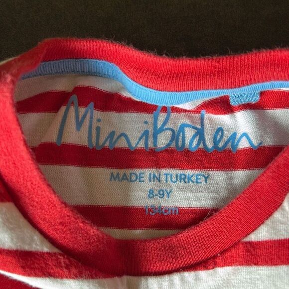 Mini Boden Sheep Shirt 8-9 Farm Animals with Sunglasses. Long-Sleeve - Picture 5 of 5